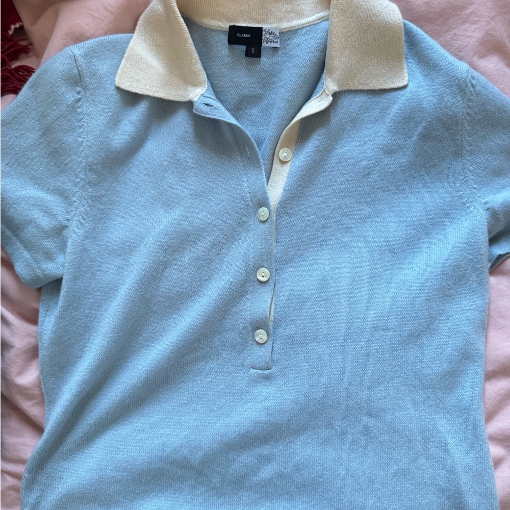 Saks cashmere Polo Shirt